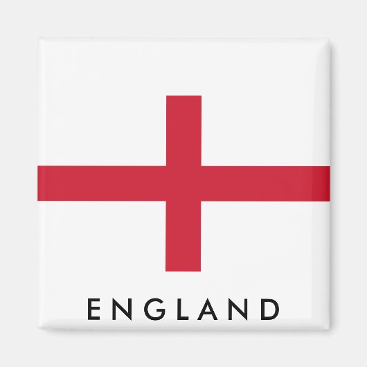 Vlag van England Magnet (Voorkant)