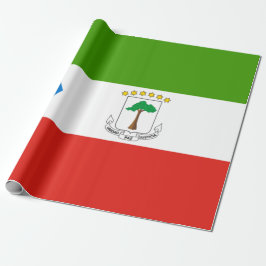 Vlag van Equatoriaal-Guinea (Afrika) Cadeaupapier