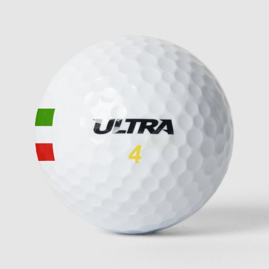 Vlag van Equatoriaal-Guinea (Afrika) Golfballen (Logo)