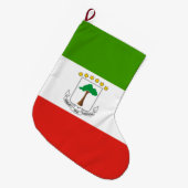 Vlag van Equatoriaal-Guinea (Afrika) Grote Kerstsok (Voorkant (Hangend))