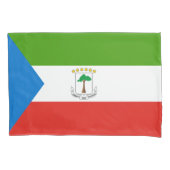 Vlag van Equatoriaal-Guinea (Afrika) Kussensloop (Voorkant-Links)