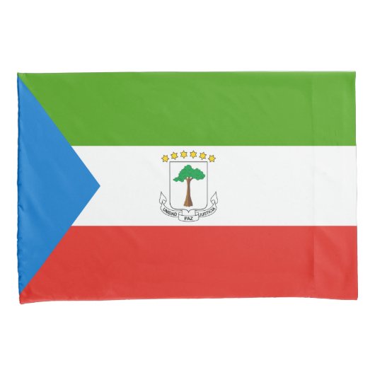 Vlag van Equatoriaal-Guinea (Afrika) Kussensloop (Voorkant-Rechts)