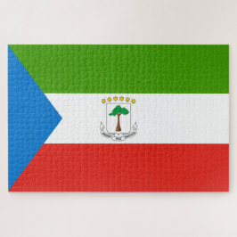 Vlag van Equatoriaal-Guinea (Afrika) Legpuzzel