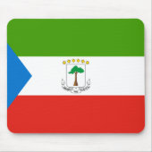 Vlag van Equatoriaal-Guinea (Afrika) Muismat (Voorkant)