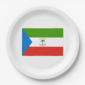 Vlag van Equatoriaal-Guinea (Afrika) Papieren Bordje (Voorkant)