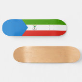 Vlag van Equatoriaal-Guinea (Afrika) Persoonlijk Skateboard (Horizontaal)