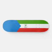 Vlag van Equatoriaal-Guinea (Afrika) Persoonlijk Skateboard (Horizontaal)