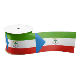 Vlag van Equatoriaal-Guinea (Afrika) Satijnen Lint