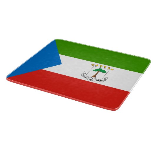 Vlag van Equatoriaal-Guinea (Afrika) Snijplank (Hoek)