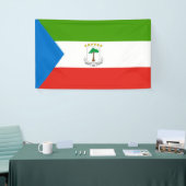 Vlag van Equatoriaal-Guinea (Afrika) Spandoek (Beurs)