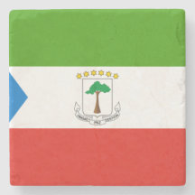 Vlag van Equatoriaal-Guinea (Afrika)