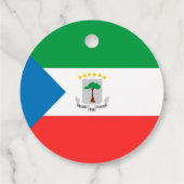vlag van Equatoriaal-Guinea Bedankjes Labels (Achterkant)