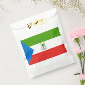 Vlag van Equatoriaal-Guinea Bedankzakje (Gezegeld)