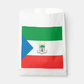 Vlag van Equatoriaal-Guinea Bedankzakje (Voorkant)