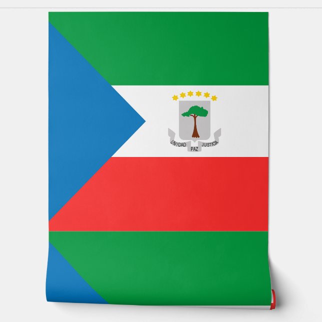 vlag van Equatoriaal-Guinea Behang (Afrollen)