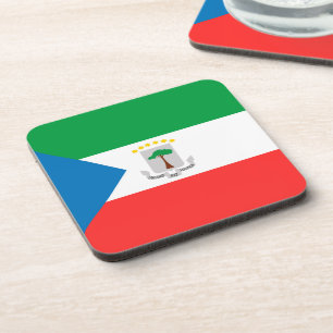 vlag van Equatoriaal-Guinea Bier Onderzetter