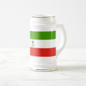 Vlag van Equatoriaal-Guinea Bierpul (Voorkant rechts)
