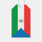 vlag van Equatoriaal-Guinea Cadeaulabel (Voorkant)