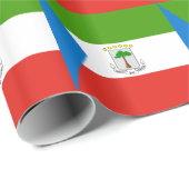 Vlag van Equatoriaal-Guinea Cadeaupapier (Rol Hoek)