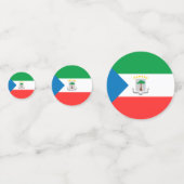 vlag van Equatoriaal-Guinea Confetti (Voorkanten)