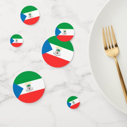 vlag van Equatoriaal-Guinea Confetti (Groep)