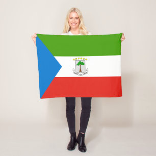 Vlag van Equatoriaal-Guinea Fleece Deken