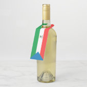 vlag van Equatoriaal-Guinea Flessenhanger (Schuin)