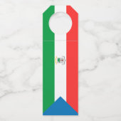 vlag van Equatoriaal-Guinea Flessenhanger (Achterkant)