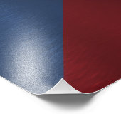 Vlag van Equatoriaal-Guinea Foto Afdruk (Hoek)