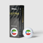 Vlag van Equatoriaal-Guinea Golfballen (Verpakking)