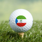 Vlag van Equatoriaal-Guinea Golfballen (Insitu Shirt)
