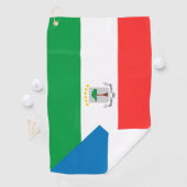 vlag van Equatoriaal-Guinea Golfhanddoek (Insitu)