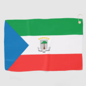 vlag van Equatoriaal-Guinea Golfhanddoek (Horizontaal)