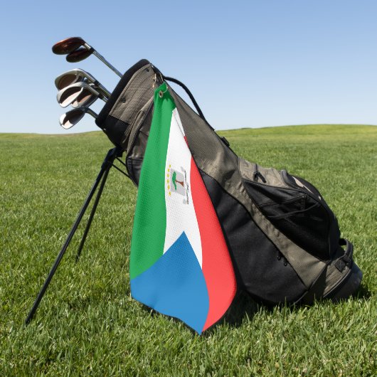 vlag van Equatoriaal-Guinea Golfhanddoek (Groen)
