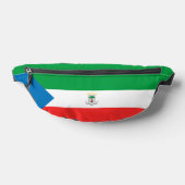 vlag van Equatoriaal-Guinea Heuptasje (Liggend)