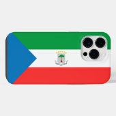Vlag van Equatoriaal-Guinea iPhone Hoesje (Achterkant horizontaal)
