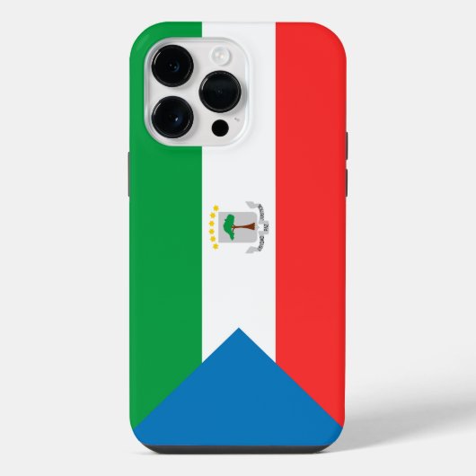Vlag van Equatoriaal-Guinea iPhone Hoesje (Achterkant)