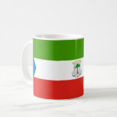 Vlag van Equatoriaal-Guinea Koffiemok (Voorkant links)