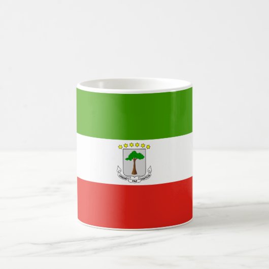 Vlag van Equatoriaal-Guinea Koffiemok (Center)