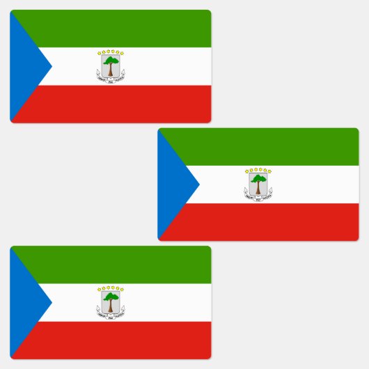 Vlag van Equatoriaal-Guinea Labels (Groep)