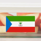 Vlag van Equatoriaal-Guinea Labels (Aangebracht)