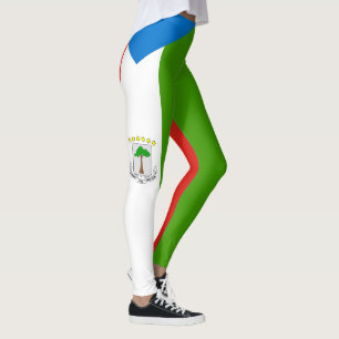 Vlag van Equatoriaal-Guinea Leggings