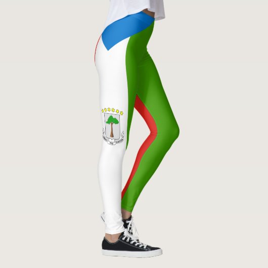 Vlag van Equatoriaal-Guinea Leggings (Rechts)