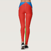 Vlag van Equatoriaal-Guinea Leggings (Achterkant)