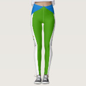 Vlag van Equatoriaal-Guinea Leggings (Voorkant)