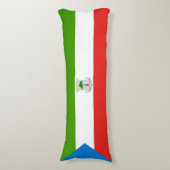 Vlag van Equatoriaal-Guinea Lichaamskussen (Voorkant Verticaal)