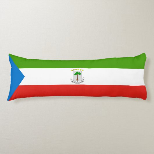 Vlag van Equatoriaal-Guinea Lichaamskussen (Voorkant)