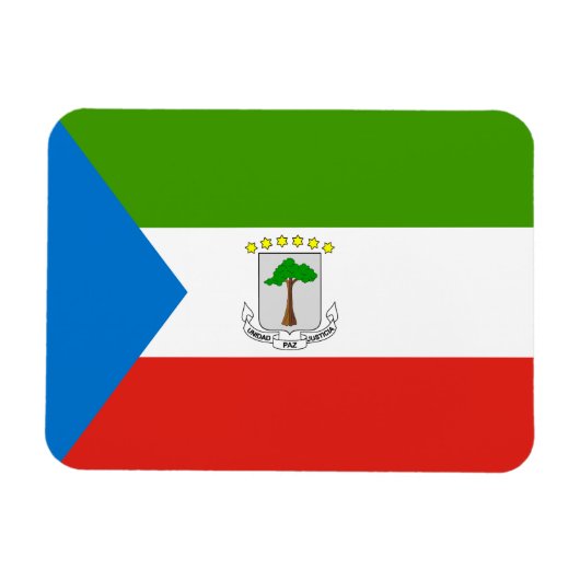 Vlag van Equatoriaal-Guinea Magneet (Horizontaal)