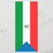 Vlag van Equatoriaal-Guinea Menu (Achterkant)