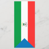 Vlag van Equatoriaal-Guinea Menu (Voorkant)